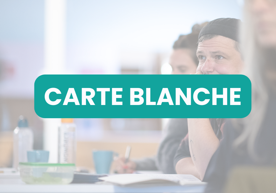 carte blanche sur photo illustration